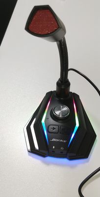パソコン デスクトップ ラップトップ USB ワイヤード マイクロフォン ゲーム ライブ 音声交換 音声 チャット マイクロフォン