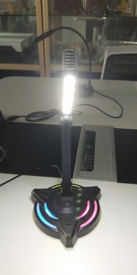 USB デスクトップ ミーティング フル カラオケ エスポート マイク 2 テーブルランプ 調整